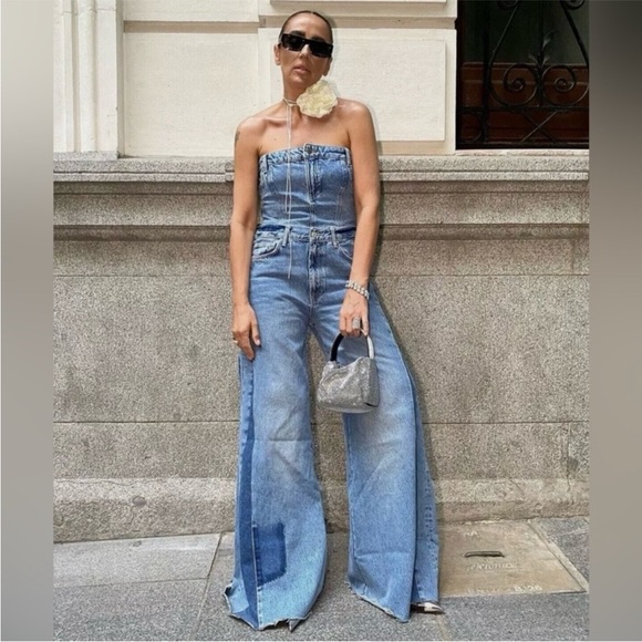 Zara Denim - Zara Wide Leg Denim Jeans